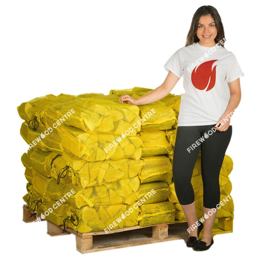 Kiln Dried Oak Logs in Netted Bags